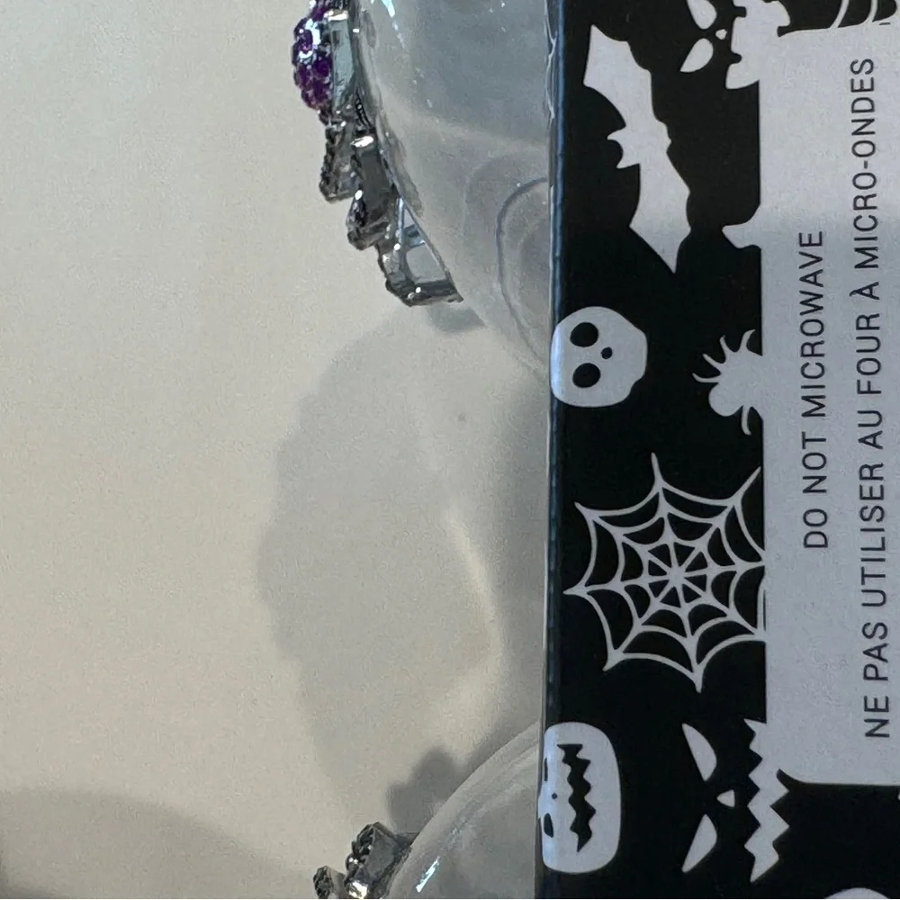 Crystal Spider Stemless wine glasses